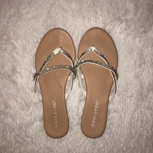 Rhinestone Detail Sandals